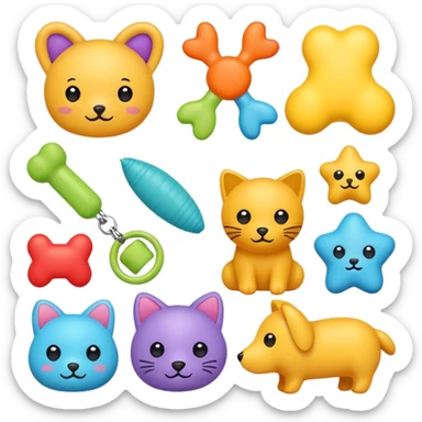 pet toys  sticker