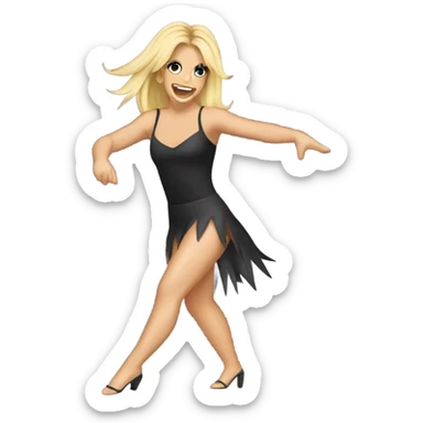 Britney Spears dancing sticker