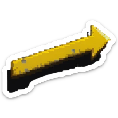 bright yellow arrow painted on stone, Camino de Santiago marker sticker