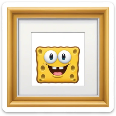 Bikini bottom sticker