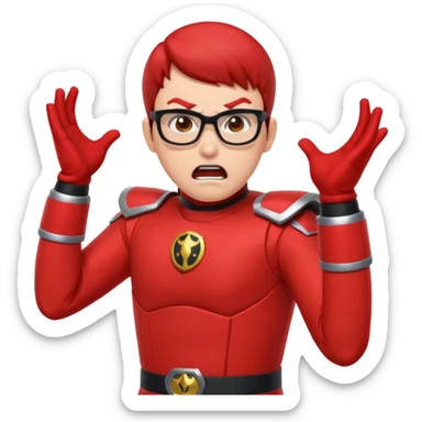 Angry Video Game Nerd Super sentai sticker