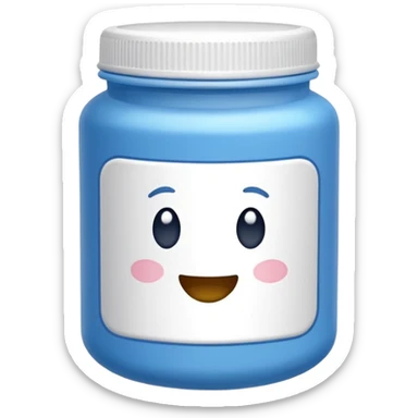 bote de colágeno en polvo sticker