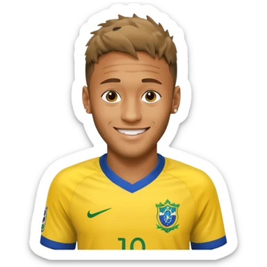 Neymar JR Brazil kit sticker
