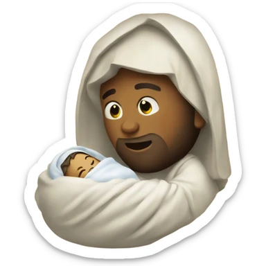 The Birth of Jesus Christ sticker