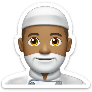 Tête de Mbappé sans couvre chef sticker