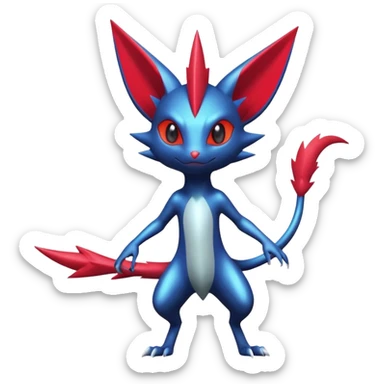 Shiny Exotic Bisharp-Sneasel-Weavile-Scizor-Hybrid-Creature sticker