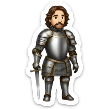 Full-body-Charles-I-of-England-in-armor sticker