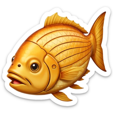 cooked fish  sticker