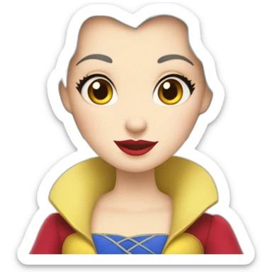 Blanche neige sticker