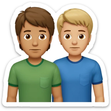 Shaggy Rogers and Fred jones sticker