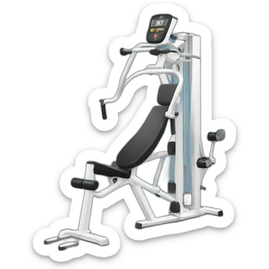 sports workout gym machine  sticker