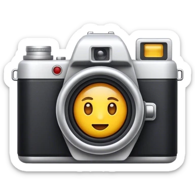 generate a camera flash emoji  sticker