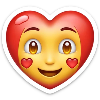 I love you but hate you emoji sticker