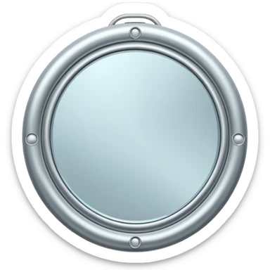 make up mirror sticker