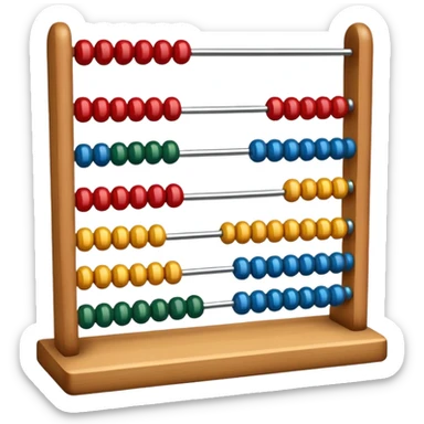 abacus counting device sticker
