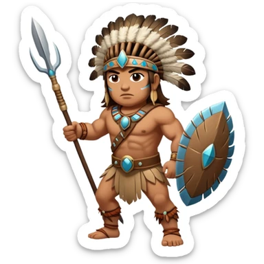 Toltec warrior sticker