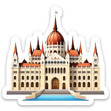 Budapest parliament emoji sticker
