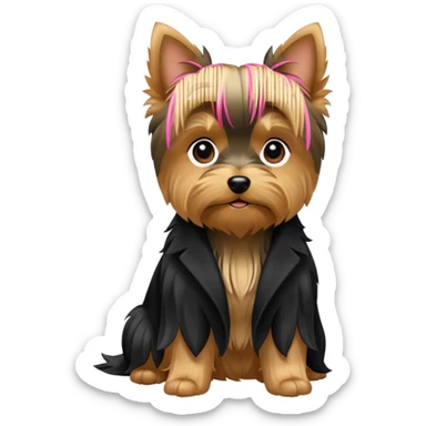 yorkshire dog sticker
