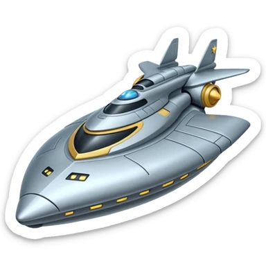 The star ship Enterprise ￼ sticker