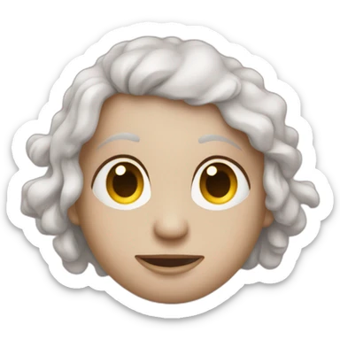 Emojis qui pleure avec des cœurs dans les yeux  sticker
