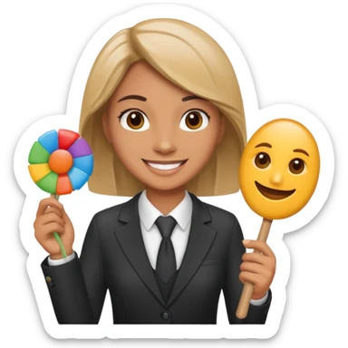 marketing agent with props

 sticker