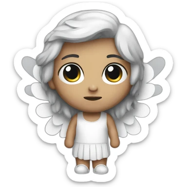Fallen angel sticker