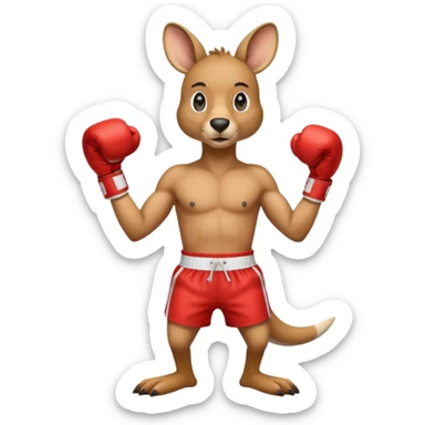 Kangaroo with boxing shorts






 sticker