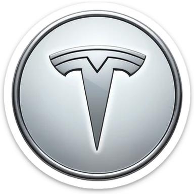 Tesla logo sticker