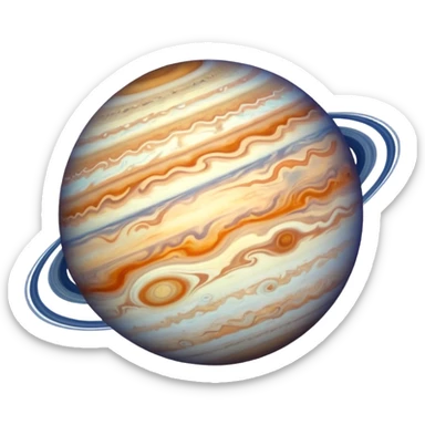 planet Jupiter sticker
