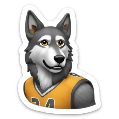 san francisco lobo sticker