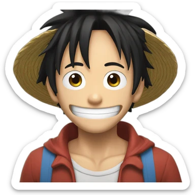 Luffy like sticker
