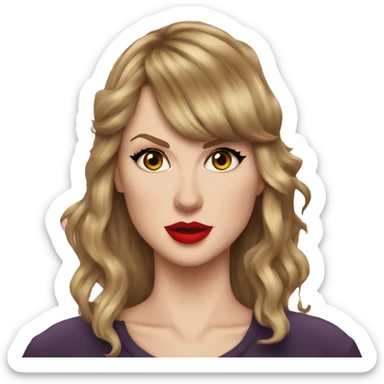 Taylor swift the tortured poets department sticker