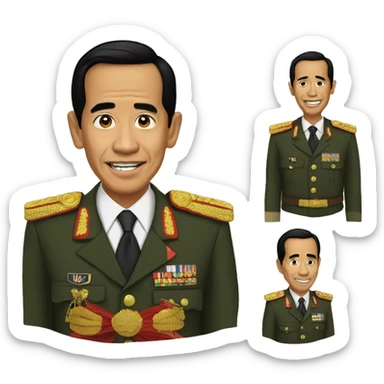 Mr jokowi sticker