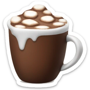 Hot chocolate sticker