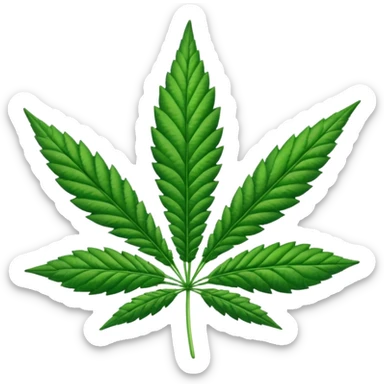 Cannabis sticker