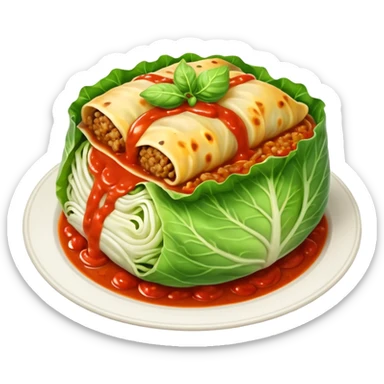 Cabbage roll sticker
