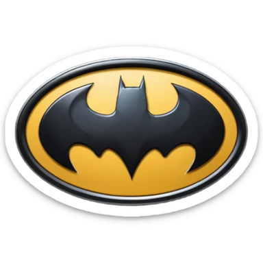 batman logo sticker