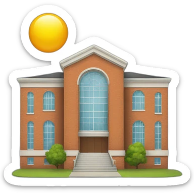 school building sticker