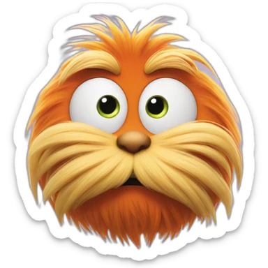 lorax sticker