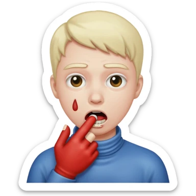 choking itself sticker