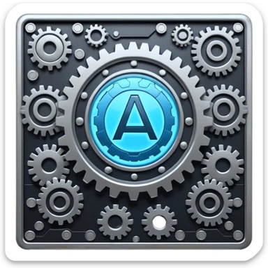 make me a emoji for the term "machine learning" in AI sticker