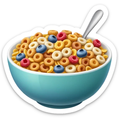 Cereal 5-Color Flavour sticker