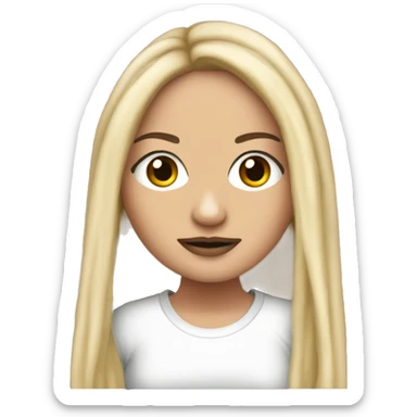 Amanda Bynes wearing brat sticker