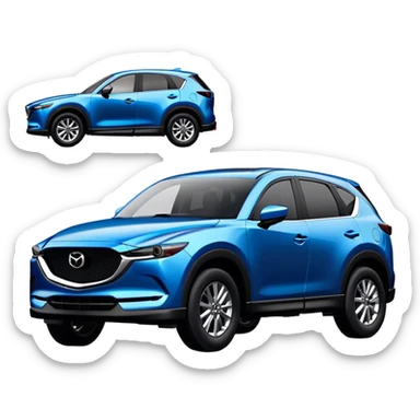 2022 Mazda CX five blue sticker