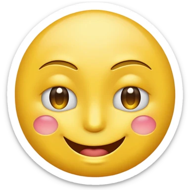smug face winking emoji sticker