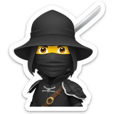 Ninja Musketeer sticker