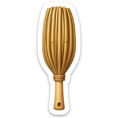 Bamboo whisk sticker