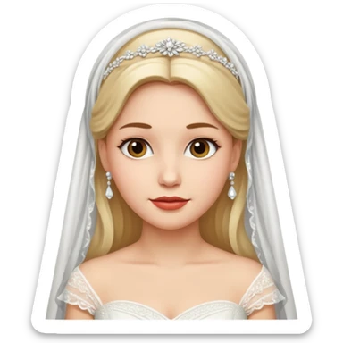 american Bride, traditonal. culture. sticker