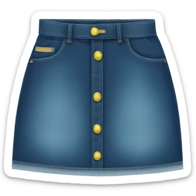 Denim skirt  sticker