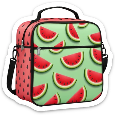 Watermelon lunch bag  sticker